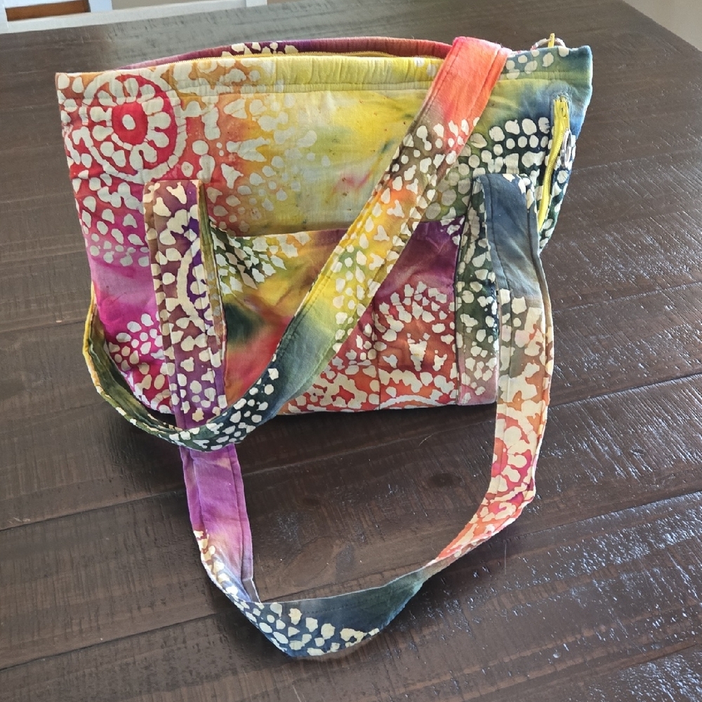 Multicolor Tie-Dye Tote Bag